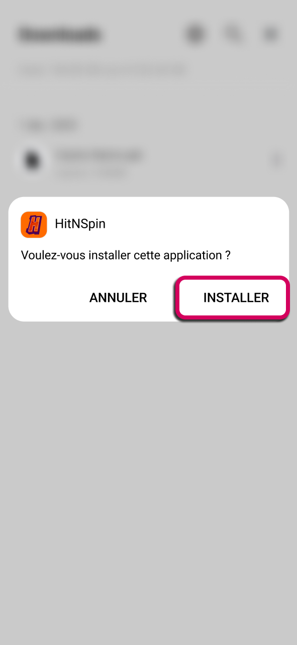 Installez HitNSpin maintenant et profitez d’un accès rapide aux services.