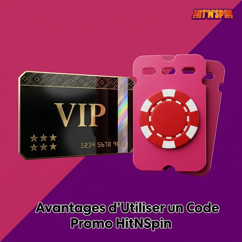 Avantages du code promo HitNSpin : bonus dépôt, tours gratuits et freebet pour joueurs belges.