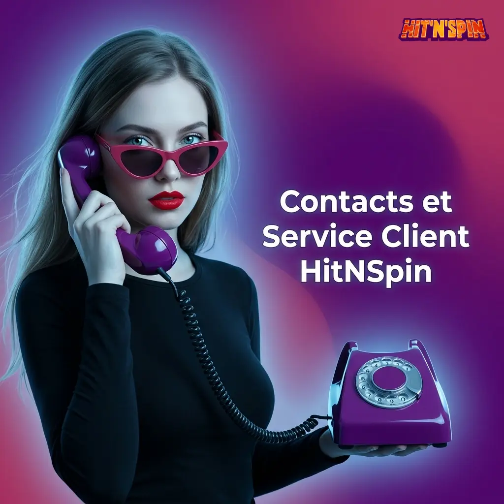 Équipe support HitNSpin disponible 24h/24, 7j/7 via chat en direct et e-mail pour joueurs belges.