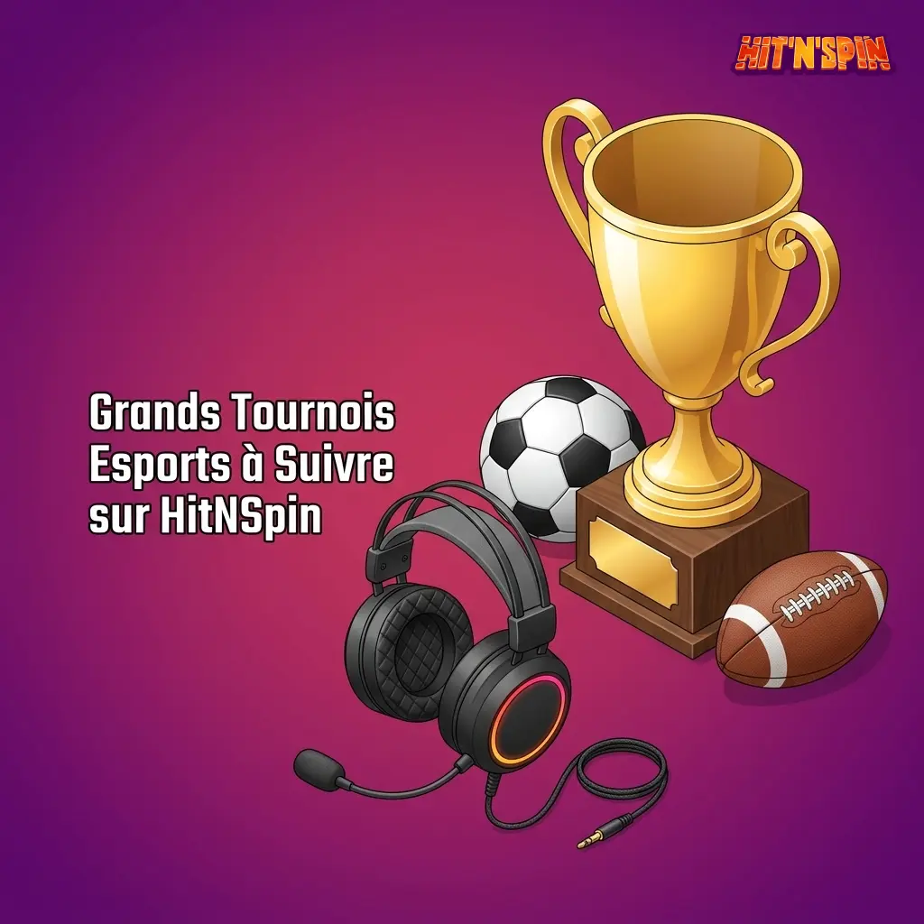 Grands tournois esports à suivre sur HitNSpin : CS2, Dota 2, LoL et Valorant pour parier en ligne.