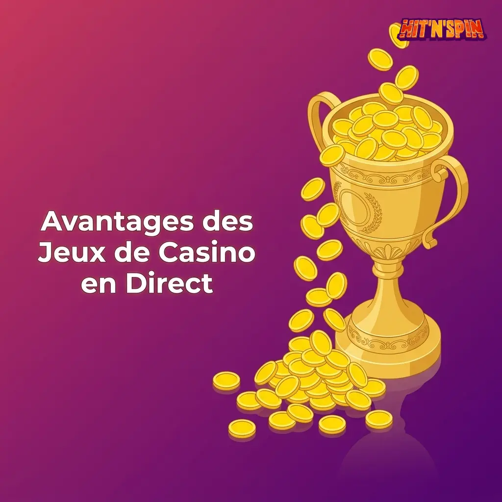 Jeux de casino en direct HitNSpin avec croupiers professionnels sur plus de 400 tables disponibles 24h/24.