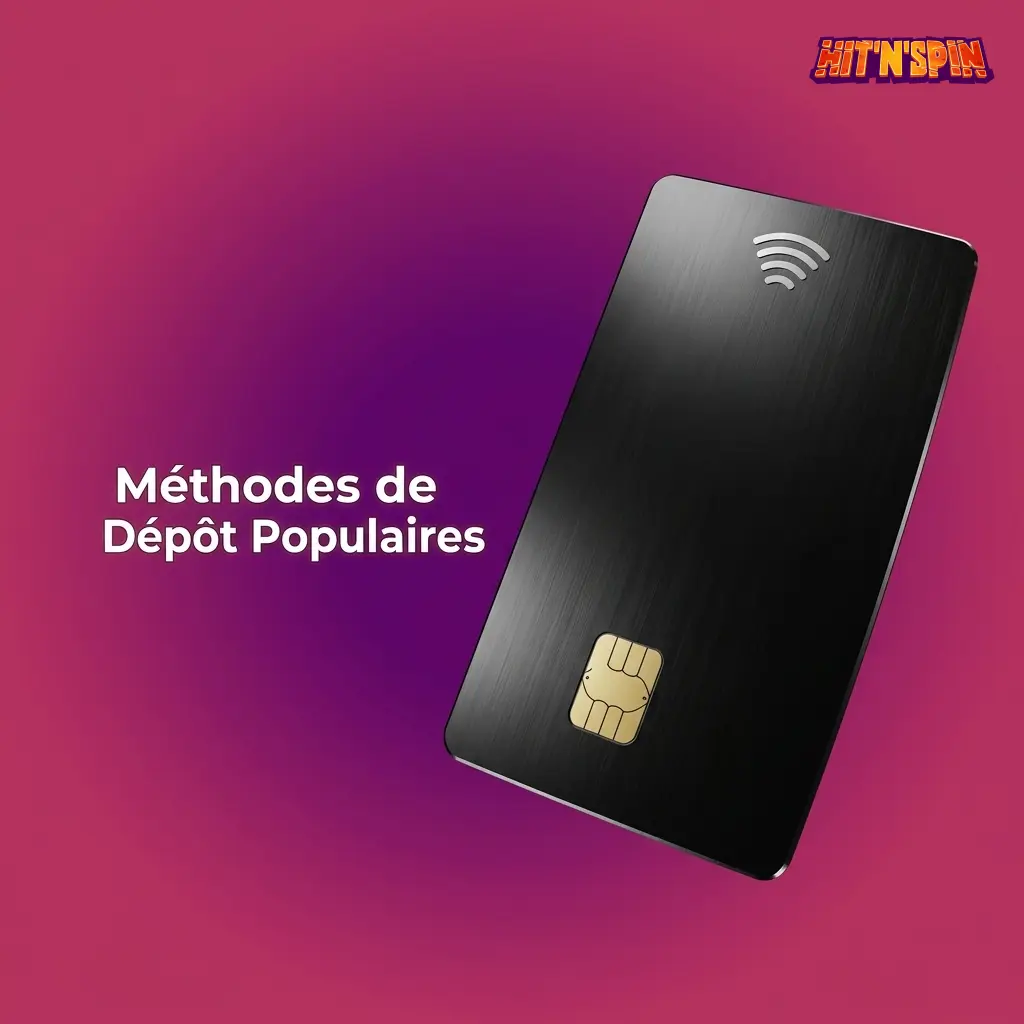 Méthodes de dépôt populaires sur HitNSpin : Visa, Mastercard et options sécurisées pour joueurs belges en EUR.