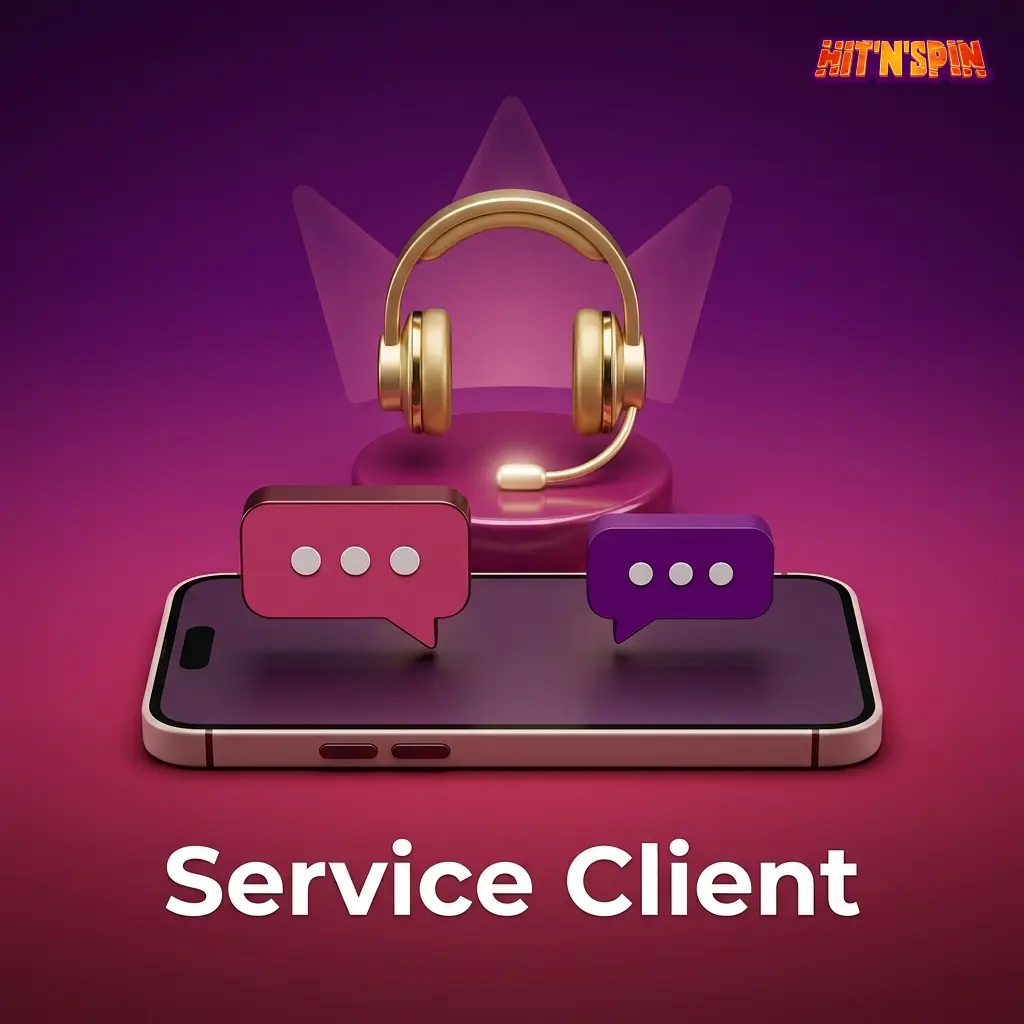 Support client HitNSpin disponible 24h/24 via chat en direct et e-mail pour joueurs belges francophones.