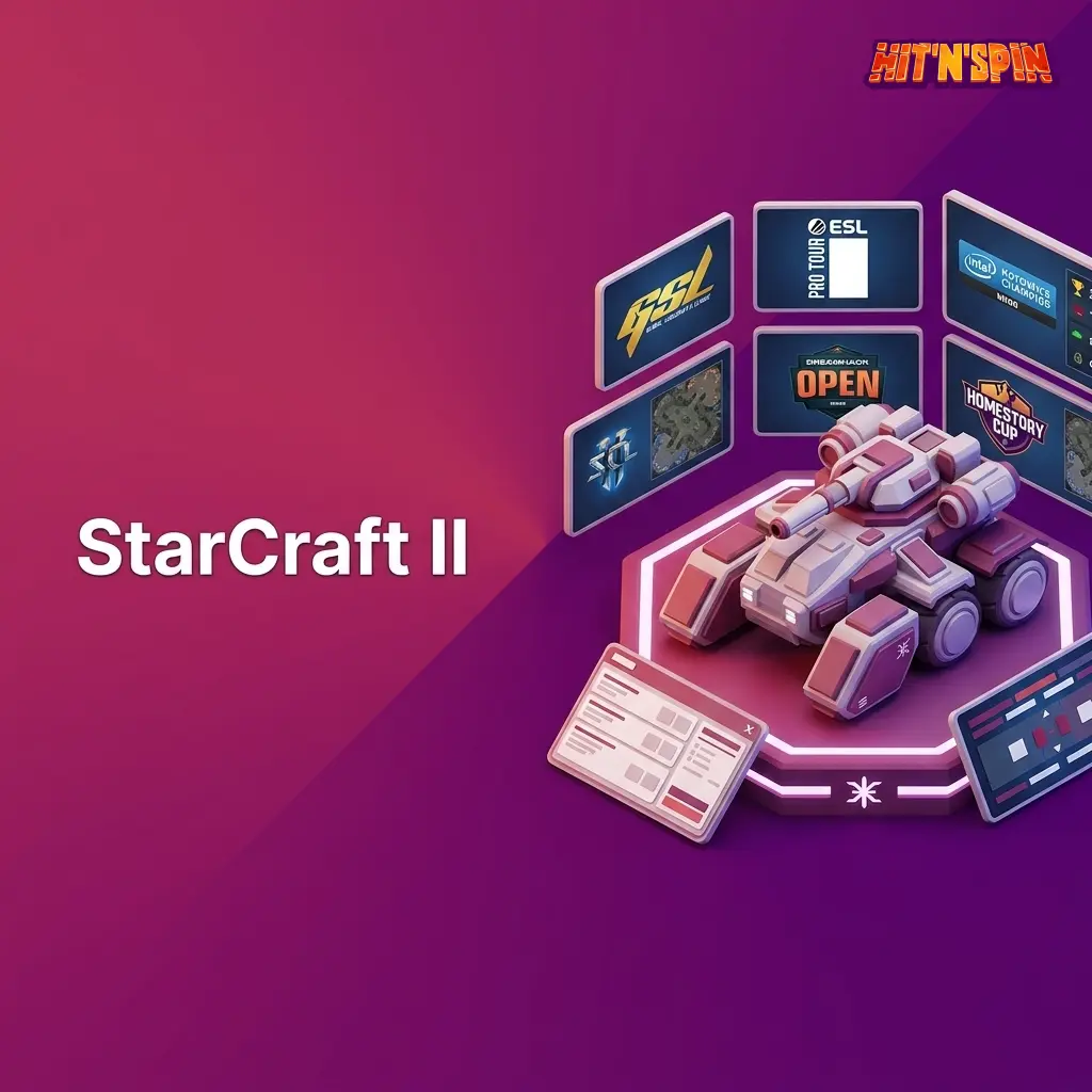 Paris esports StarCraft II sur HitNSpin avec marchés GSL, ESL Pro Tour et IEM Katowice disponibles.