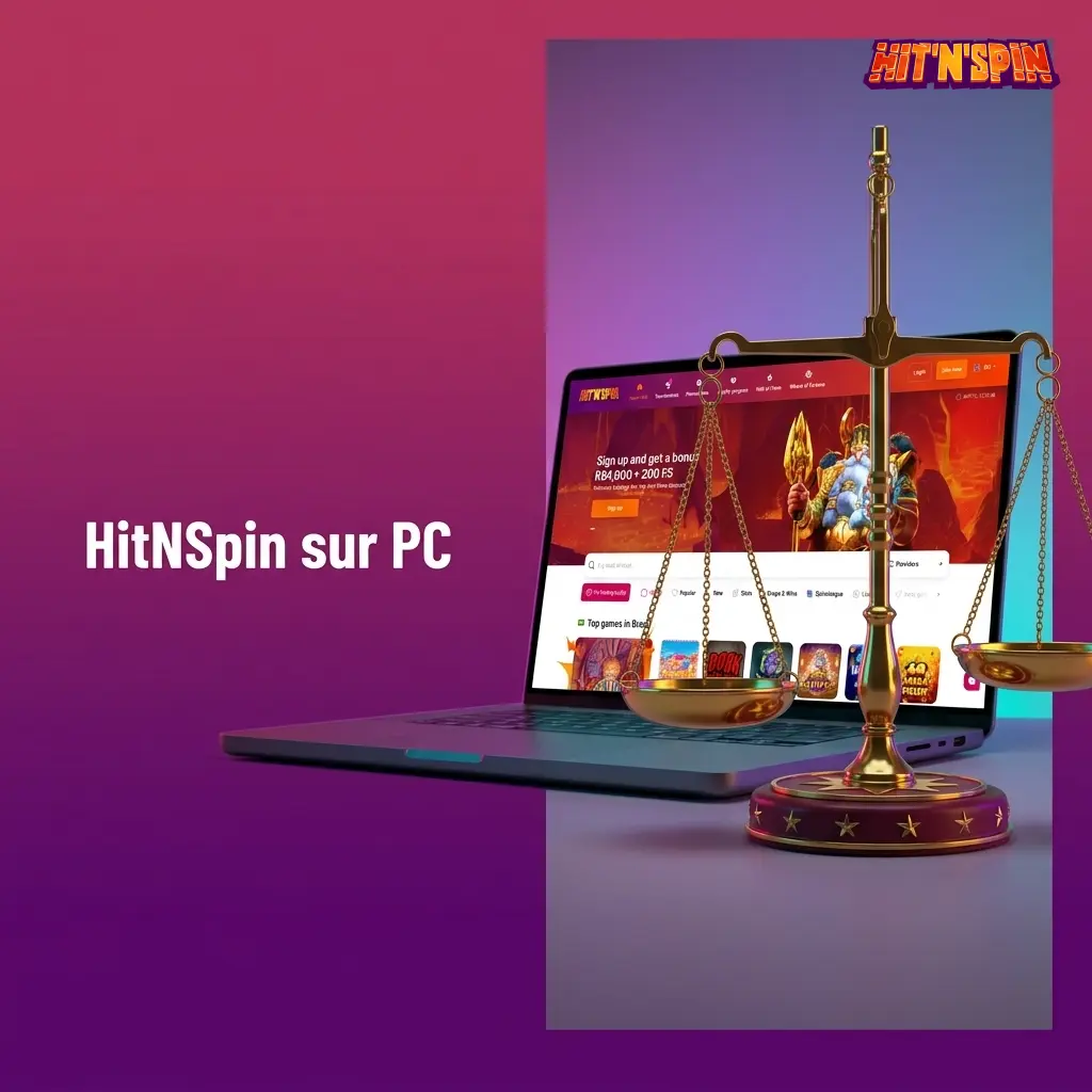 Casino HitNSpin accessible sur navigateur PC Windows et macOS sans application à télécharger.