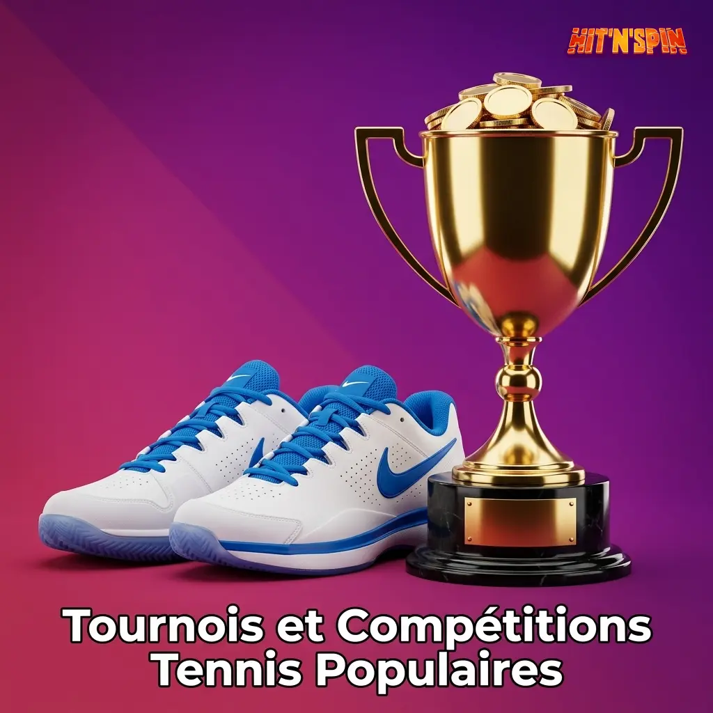 Tournois de tennis populaires couverts par HitNSpin : Grand Chelem, ATP Tour et WTA pour parieurs belges.