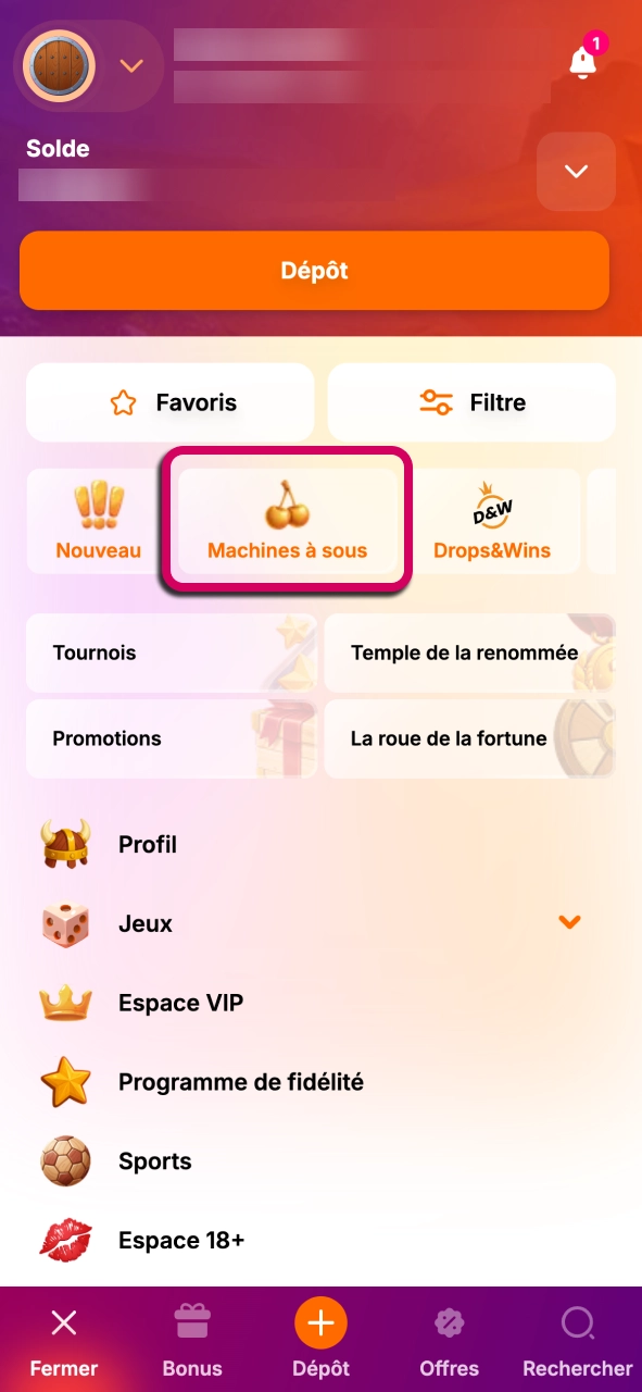 Accédez à HitNSpin Casino et découvrez facilement de nombreux jeux.