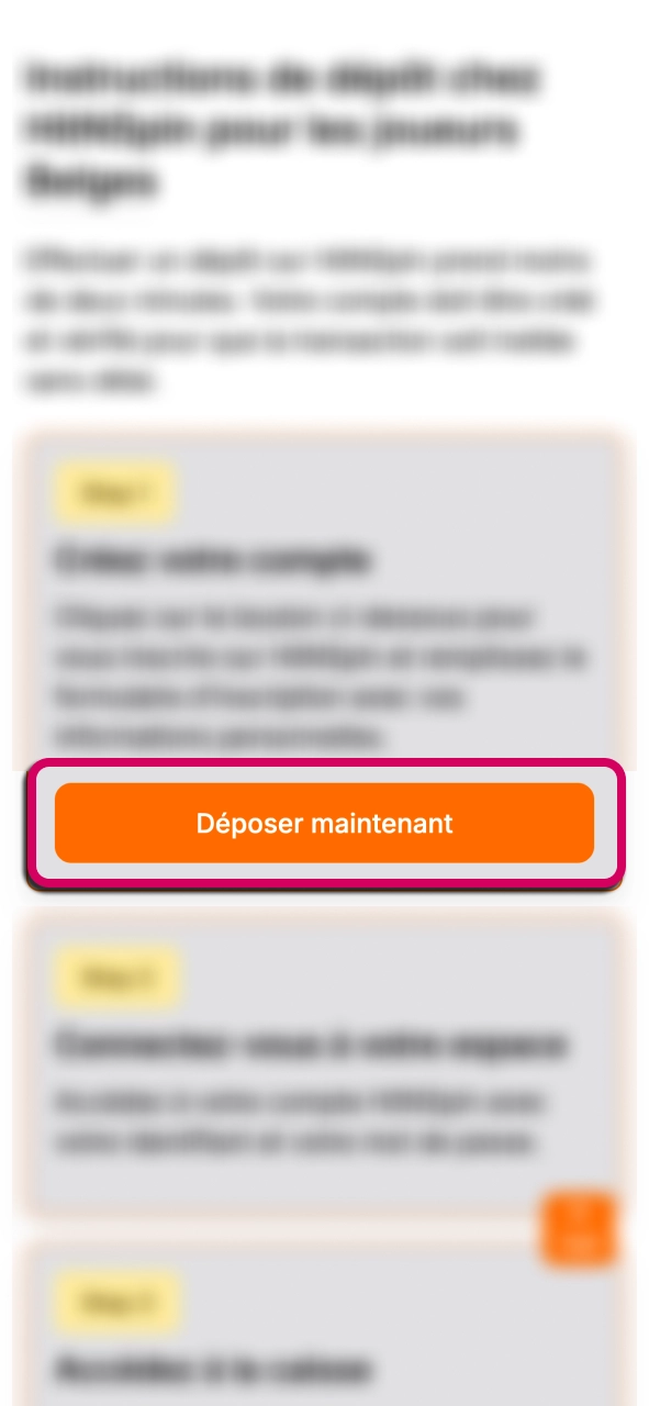 Inscrivez vous sur HitNSpin et profitez d’un accès rapide aux paiements.