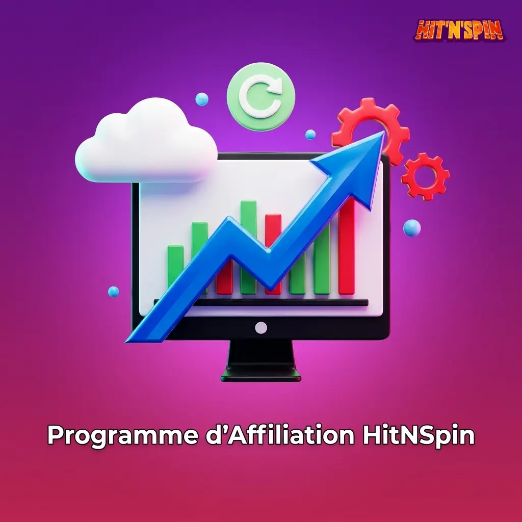 Programme d'affiliation HitNSpin en Belgique : commissions, outils de suivi et liens de référence pour partenaires.