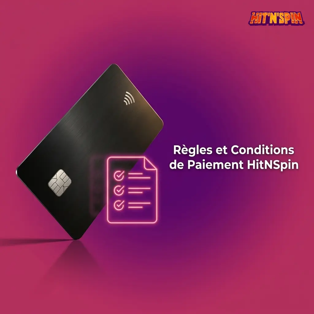 Règles et conditions de paiement HitNSpin pour joueurs belges : dépôts, retraits et vérification d'identité.